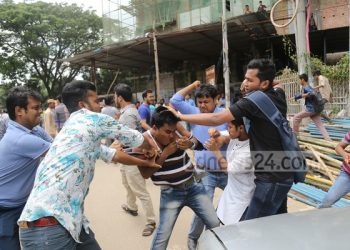 ছাত্রলীগের সন্ত্রাসের প্রতিবাদে রাজধানীতে শিবিরের বিক্ষোভ