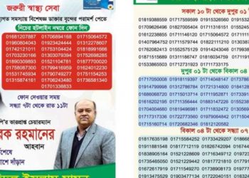 করোনা ভাইরাস প্রতিরোধে জিয়াউর রহমান ফাউন্ডেশনের সচেতনামূলক লিফলেট বিতরণ